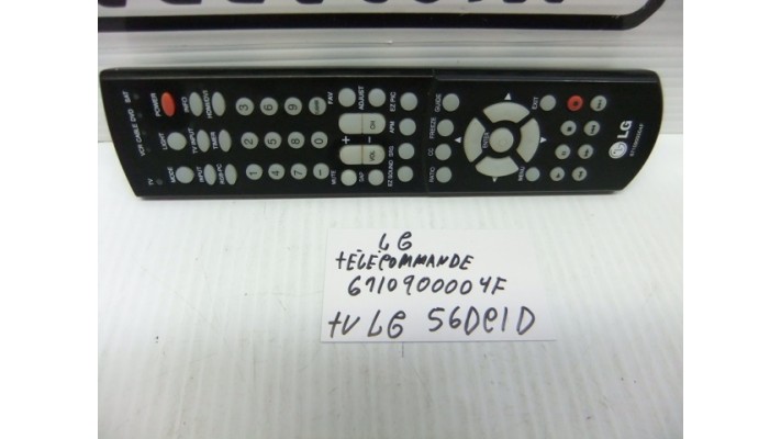 LG 6710900004F remote control   .